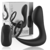 Black&Silver - Massaggiatore Anale con Telecomando Ricaricabile in Silicone Nero