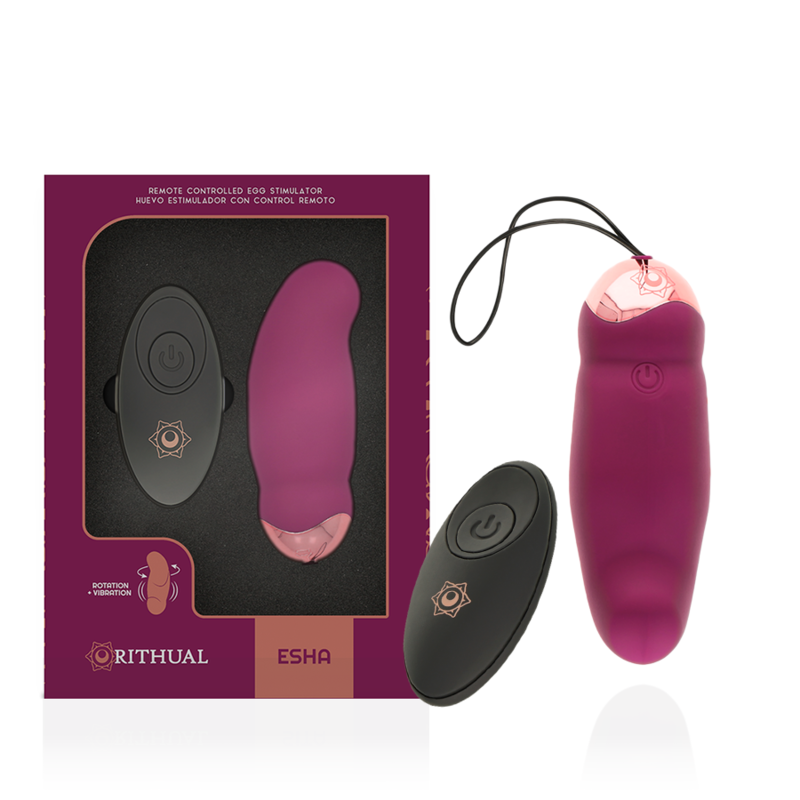 Rithual - Esha Egg Sistema di Controllo Remoto Rotazione + Vibrazione - immagine 2