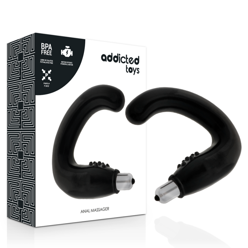 Addicted Toys - Massaggiatore Anale Nero - immagine 2