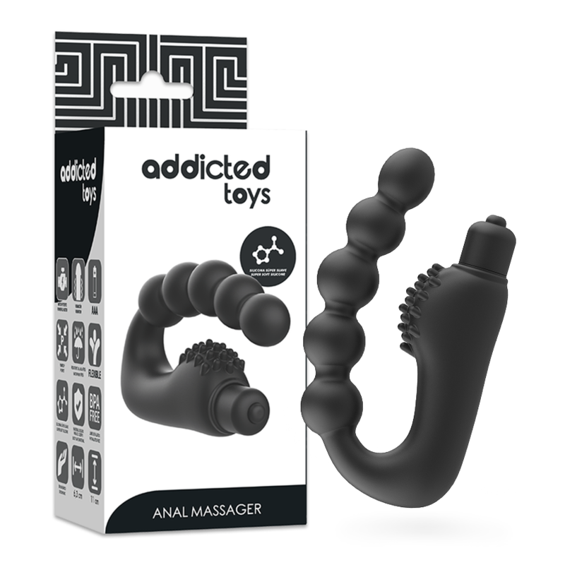 Addicted Toys - Massaggiatore Anale Prostatico con Vibrazione - immagine 2