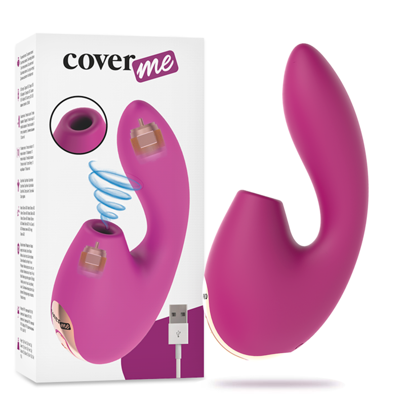 Coverme - Vibratore Aspiratore Clitorideo e Potente Vibratore per il Punto G - immagine 2