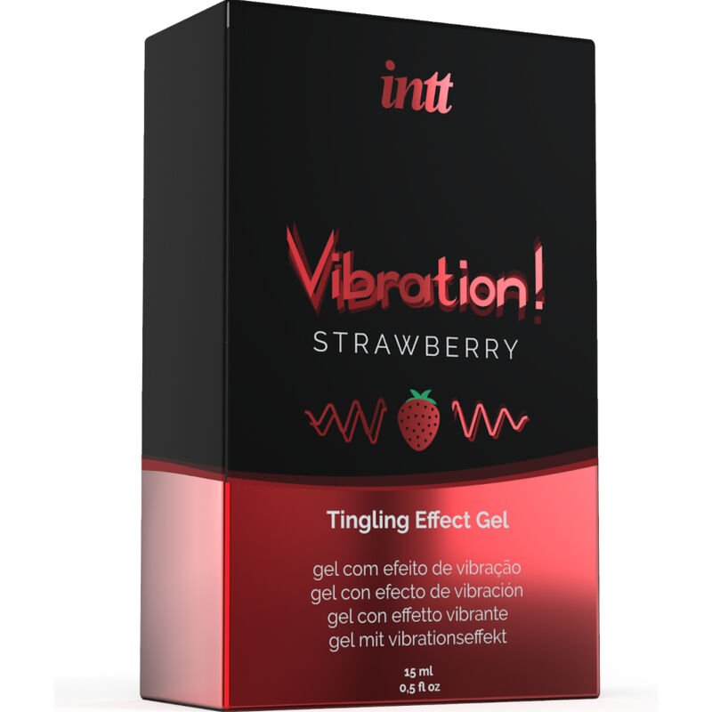 Intt - Potente Gel Vibrante Liquido Stimolante Intimo Fragola 15 Ml - immagine 3