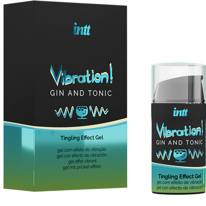 Intt - Potente Gel Liquido Vibratore Stimolante Intimo Gin & Tonico 15Ml - immagine 2