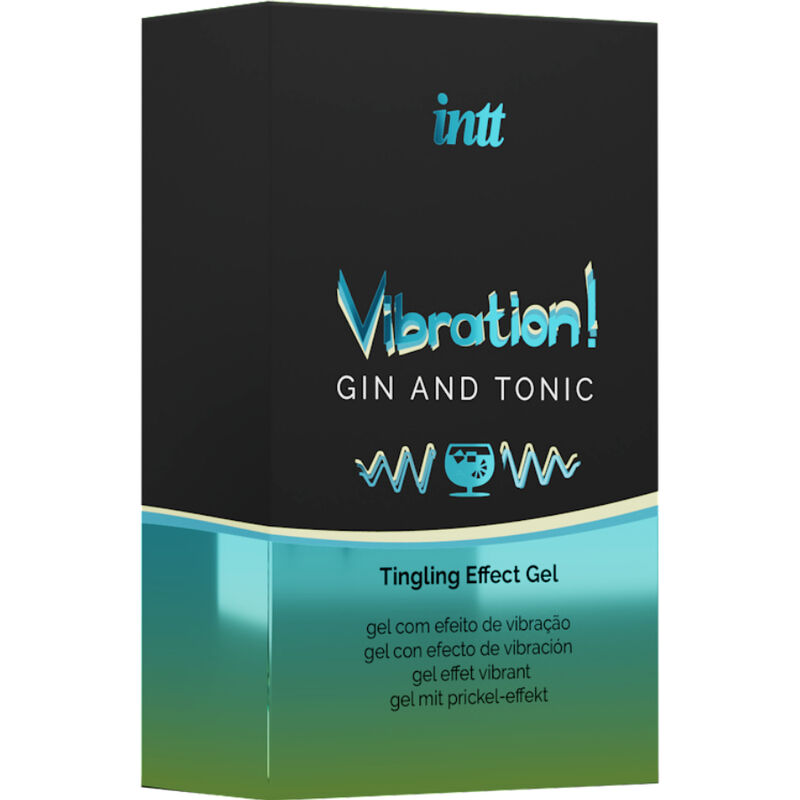 Intt - Potente Gel Liquido Vibratore Stimolante Intimo Gin & Tonico 15Ml - immagine 3