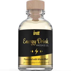 Intt Massage & Oral Sex - Gel da Massaggio con Bevanda Energetica Aromatizzata ed Effetto Riscaldante