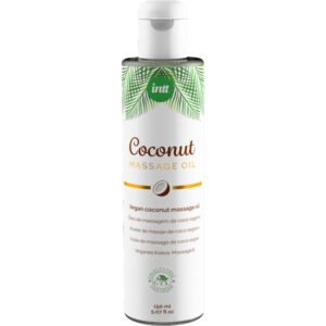 Intt - Olio da Massaggio Vegano Dolce con Rilassante al Gusto di Cocco