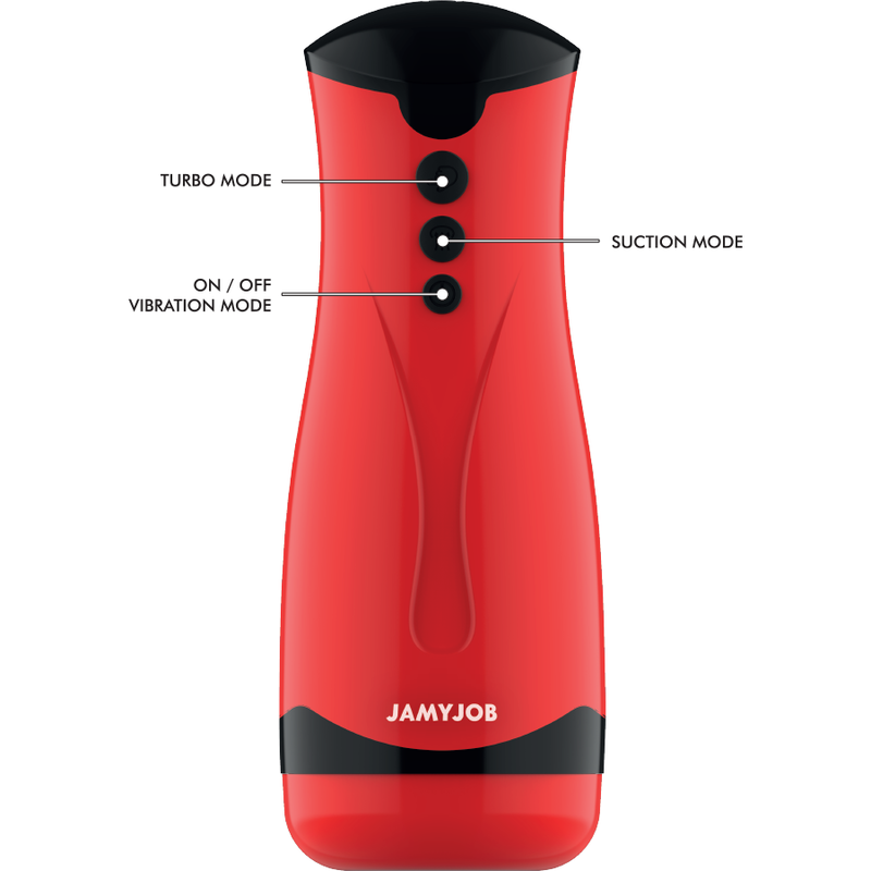 Jamyjob - Masturbatore Dameron con Aspirazione e Vibrazione - immagine 4