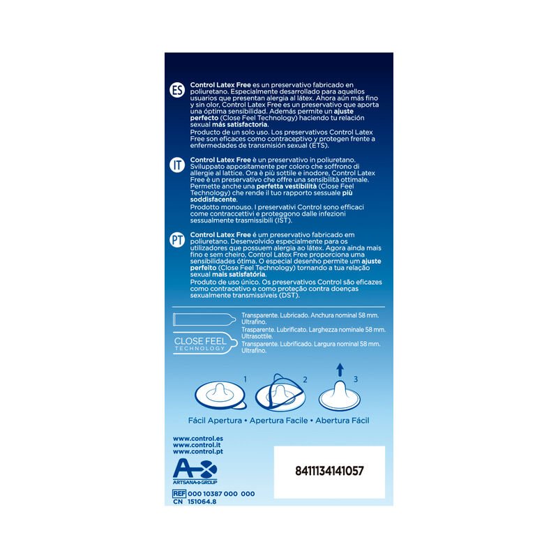 Control - Free Sin Latex Condoms 5 Units - immagine 2