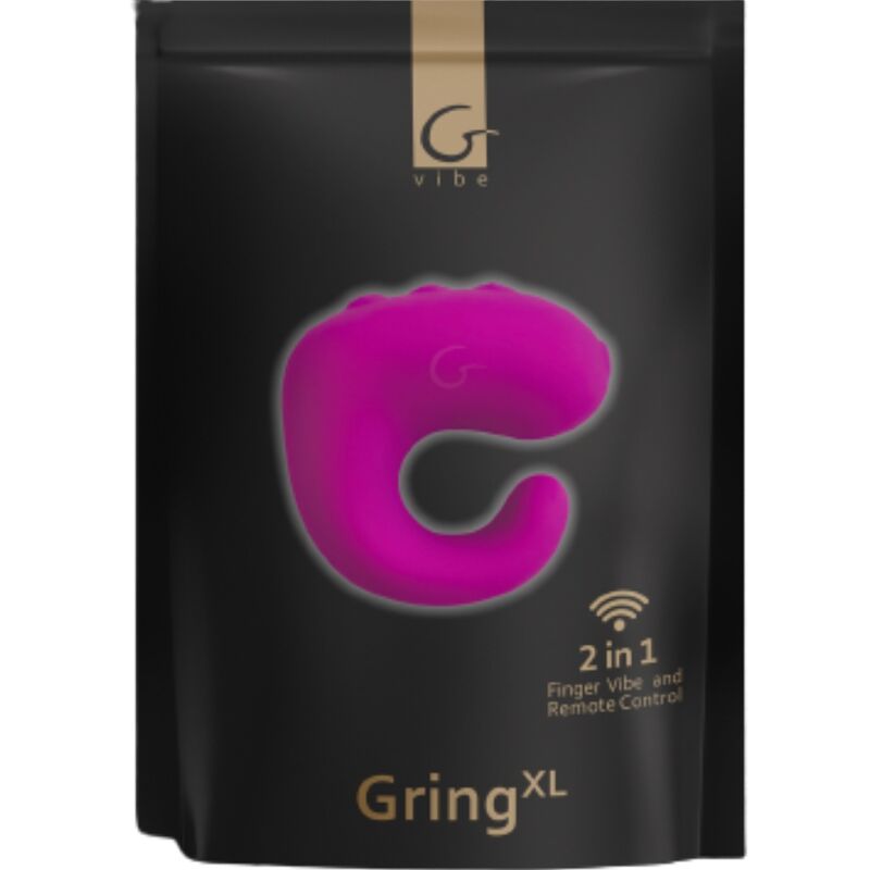 G-Vibe - Fun Toys Gring Anello Vibratore Xl Lampone Dolce - immagine 3