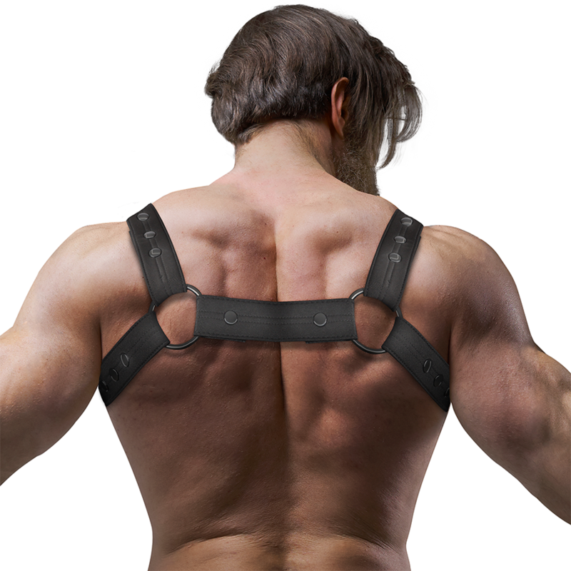 Fetish Submissive Attitudine - Imbracatura Sportiva Regolabile in Neoprene per Uomini - immagine 3
