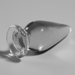 Nebula Series By Ibiza - Modello 4 Plug Anale Vetro Borosilicato Trasparente 11 Cm -O- 5 Cm