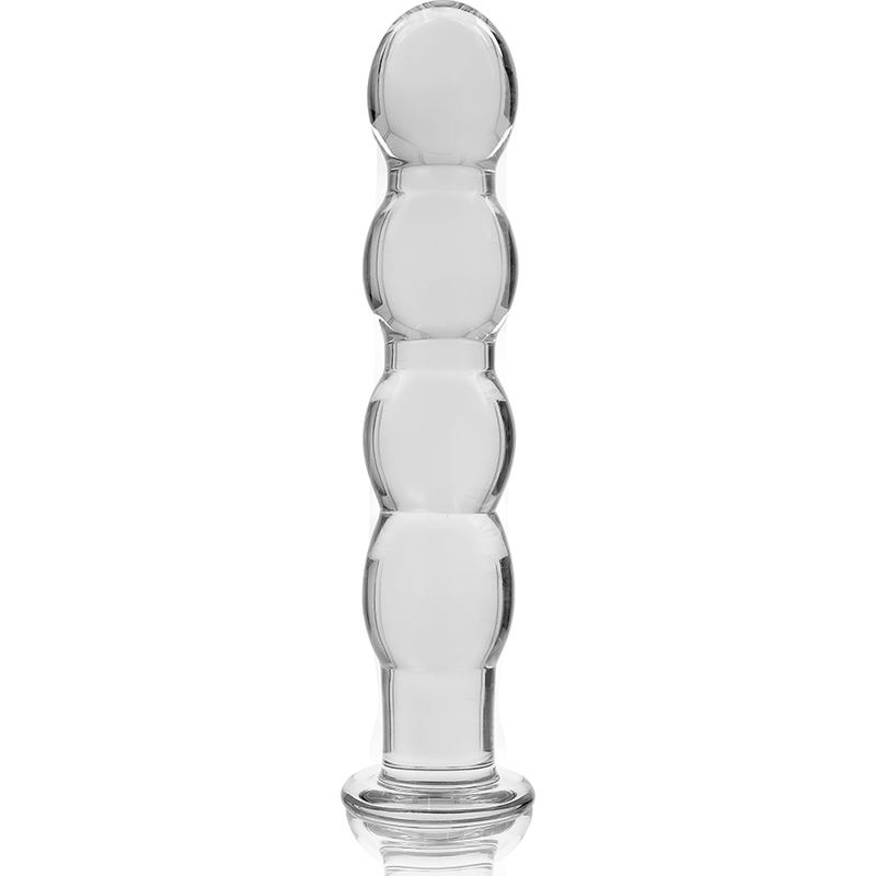 Nebula Series By Ibiza - Modello 10 Dildo in Vetro Borosilicato Trasparente 16.5 Cm Ø 3.5 Cm - immagine 5