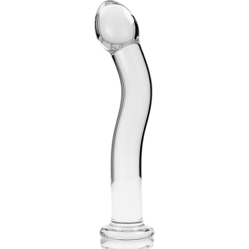 Nebula Series By Ibiza - Modello 18 Dildo in Vetro Borosilicato Trasparente 18.5 Cm Ø 3.5 Cm - immagine 5