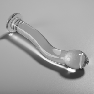 Nebula Series By Ibiza - Modello 18 Dildo in Vetro Borosilicato Trasparente 18.5 Cm Ø 3.5 Cm