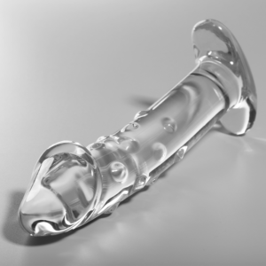 Nebula Series By Ibiza - Modello 19 Dildo in Vetro Borosilicato Trasparente 18.5 Cm Ø 4 Cm