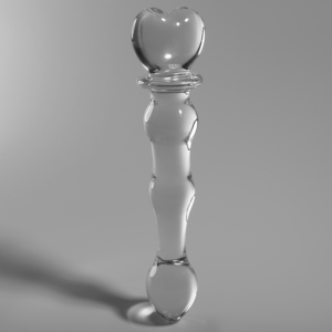 Nebula Series By Ibiza - Modello 21 Dildo in Vetro Borosilicato Trasparente 20.5 Cm Ø 3.5 Cm
