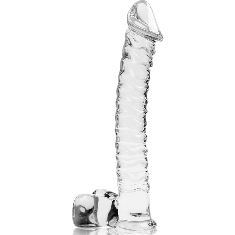 Nebula Series By Ibiza - Modello 23 Dildo in Vetro Borosilicato Trasparente 21.5 Cm Ø 4 Cm - immagine 5
