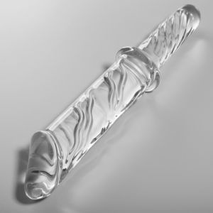 Nebula Series By Ibiza - Modello 24 Dildo in Vetro Borosilicato Trasparente 28.5 Cm Ø 5 Cm
