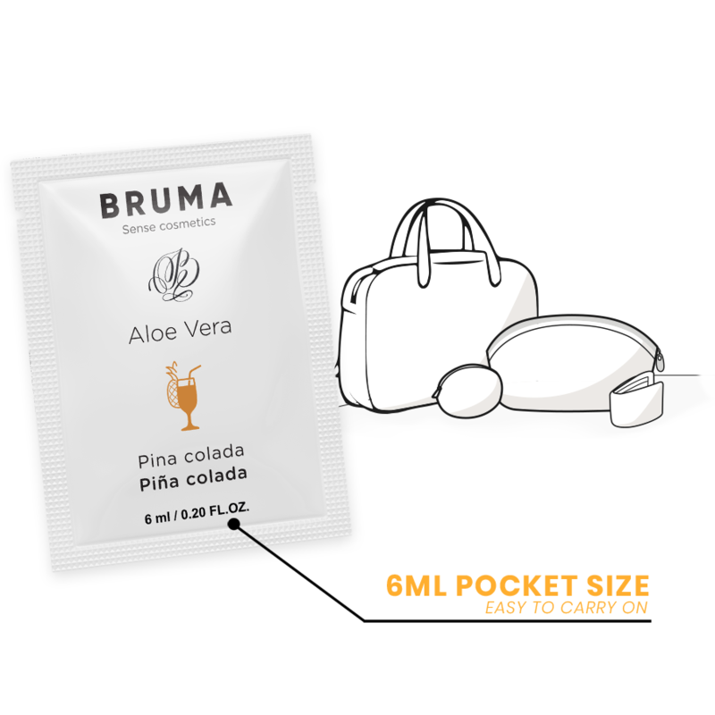 Bruma - Gel Scorrevole Aloe Vera Gusto Pina Colada 6 Ml - immagine 5