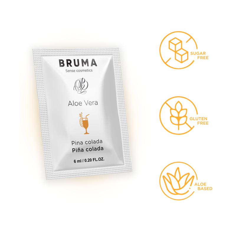 Bruma - Gel Scorrevole Aloe Vera Gusto Pina Colada 6 Ml - immagine 3
