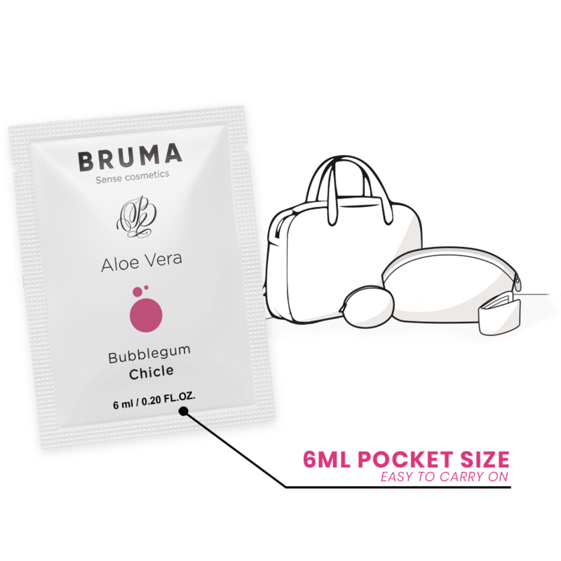 Bruma - Gel Scorrevole Aloe Vera Gusto Bubblegum 6 Ml - immagine 5