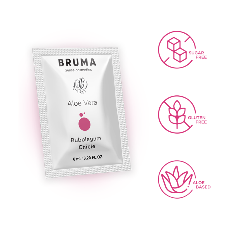 Bruma - Gel Scorrevole Aloe Vera Gusto Bubblegum 6 Ml - immagine 4