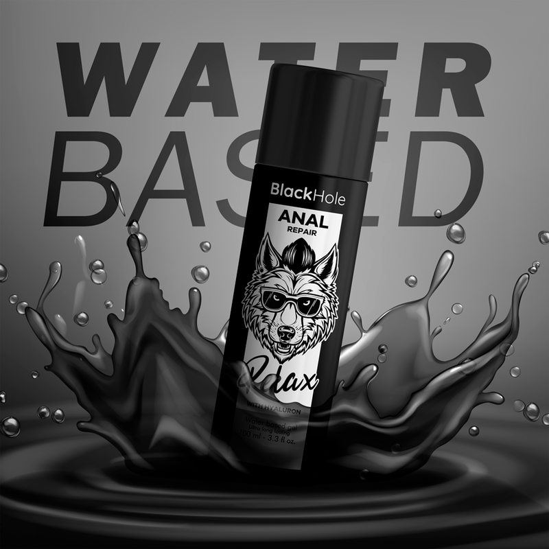 Black Hole - Riparatore Anale A Base D'acqua Relax Con Ialuronico 100 Ml - immagine 4