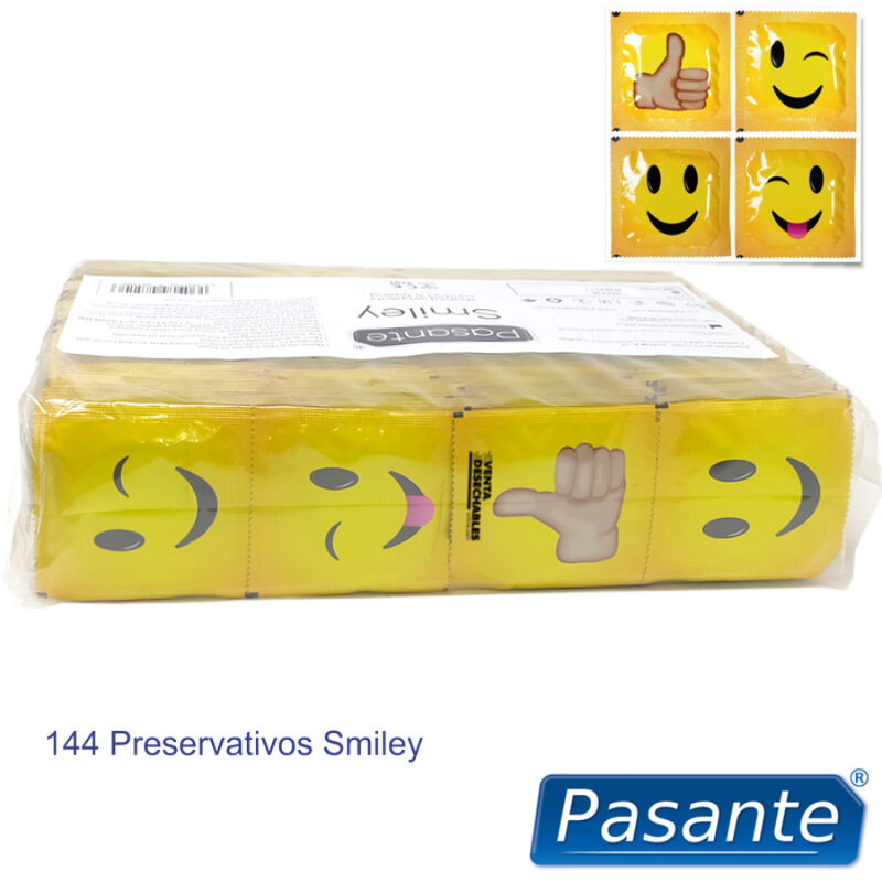 Pasante - Preservativi Smiley Bag 144 Unità - immagine 3