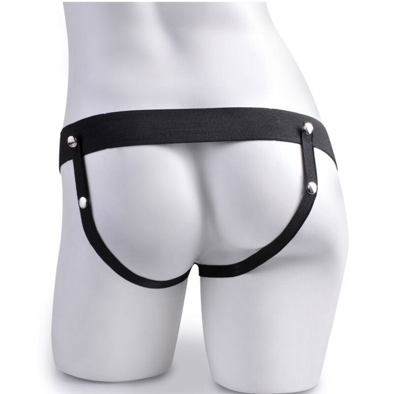 Fetish Fantasy Series - Imbragatura Regolabile Telecomando Pene Realistico Con Testicoli Ricaricabili E Vibratore 15 Cm - immagine 5