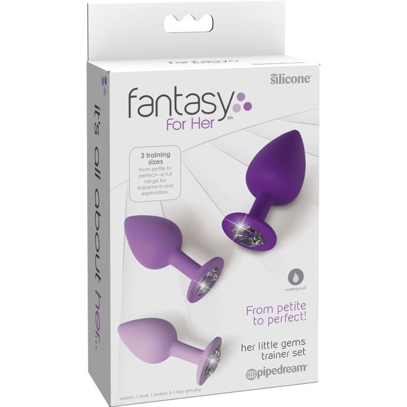 Fantasy For Her - Set di Plug Anali Viola - immagine 4