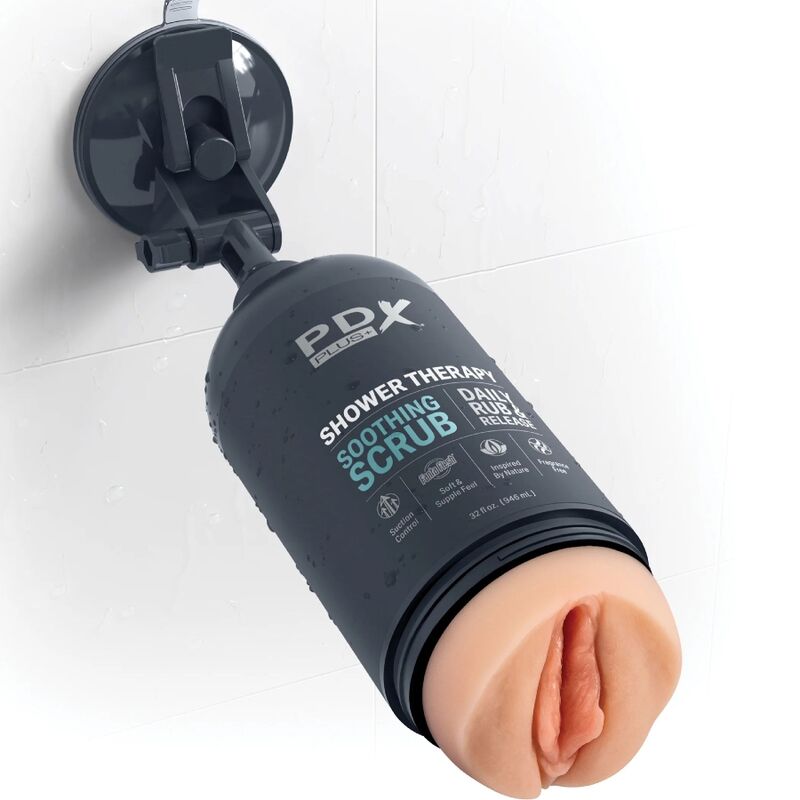 Pdx Plus - Shampoo Scrub Lenitivo Stroker Masturbator dal Design Discreto della Bottiglia - immagine 3