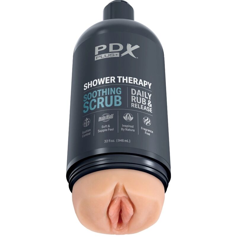 Pdx Plus - Shampoo Scrub Lenitivo Stroker Masturbator dal Design Discreto della Bottiglia - immagine 2