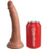 King Cock - Elite Dildo Realistico in Silicone 17.8 Cm Caramel