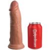 King Cock - Elite Dildo Realistico in Silicone 20.3 Cm Caramel