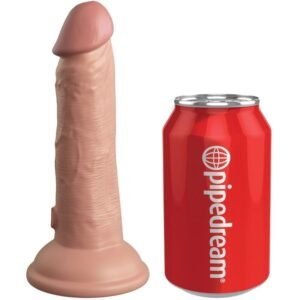 King Cock - Elite Dildo Realistico Vibrante E Silicone 15.2 Cm