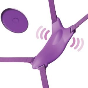 Fantasy For Her - Pettorina Con Farfalla Vibrante, Ricaricabile E Telecomando Viola