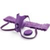 Fantasy For Her - Pettorina G-Spot Butterfly con Vibratore, Ricaricabile e Telecomando Viola