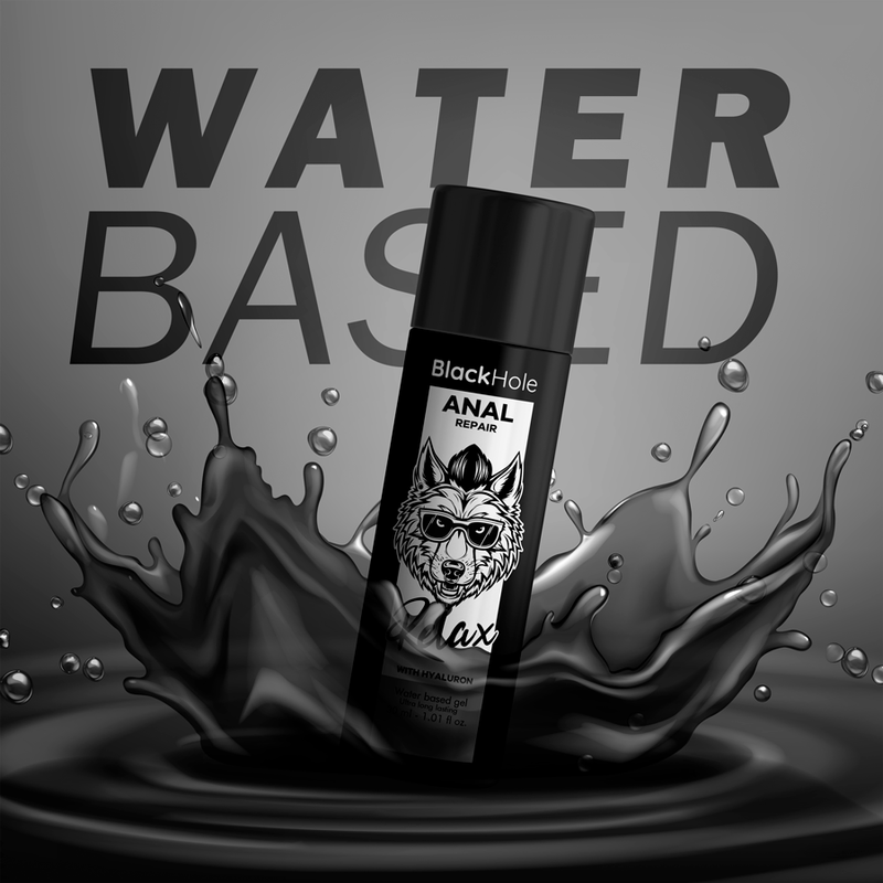 Black Hole - Riparatore Anale a Base D'acqua Relax con Ialuronico 30 Ml - immagine 4