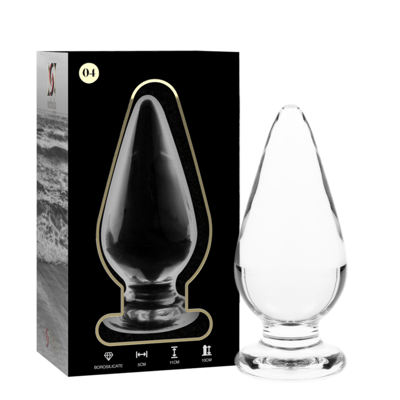 Nebula Series By Ibiza - Modello 4 Plug Anale Vetro Borosilicato Trasparente 11 Cm Ø 5 Cm - immagine 2