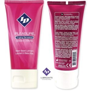 Id Pleasure - Lubrificante A Base Acqua Sensazione Tingente Tubo Da Viaggio 60 Ml