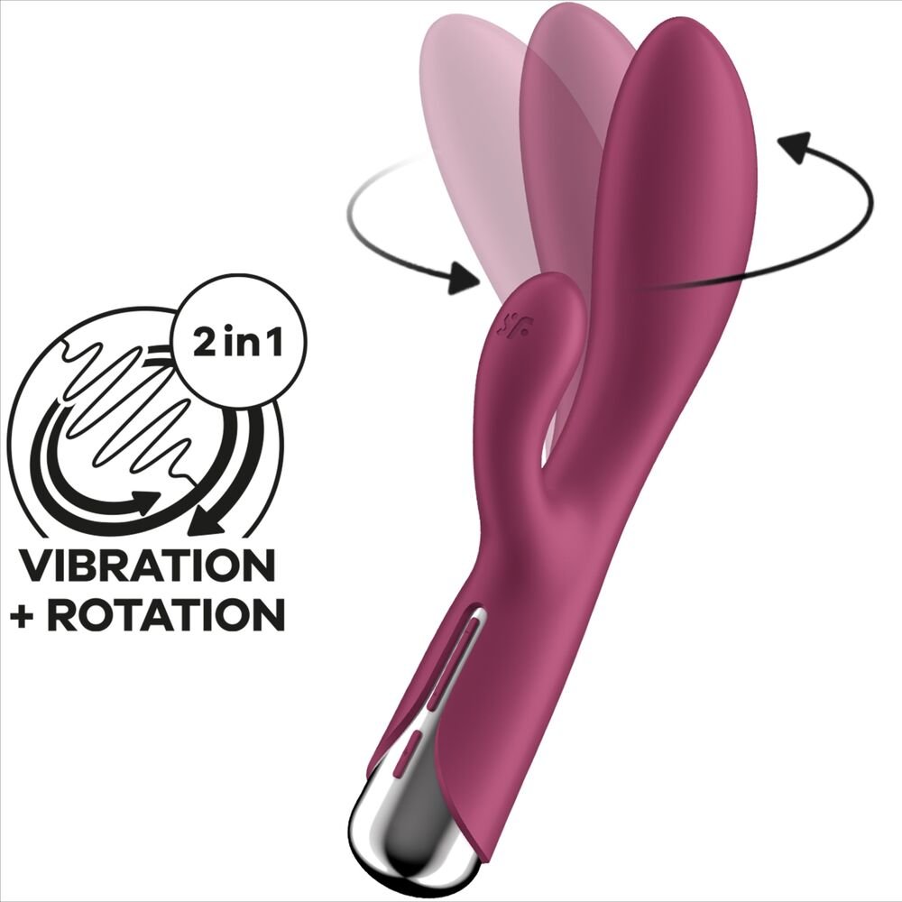 Satisfyer - Spinning Rabbit 1 Clitoride e Stimolazione del Punto G Rosso - immagine 6