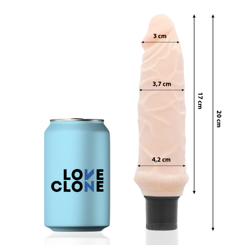 Loveclone - Ivar Vibratore Autolubrificante 20 Cm Ø 3.7 Cm - immagine 2