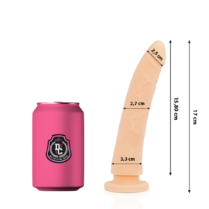 Delta Club - Giocattoli Dildo Silicone Medico Naturale 17 Cm -O- 3 Cm