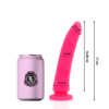 Delta Club - Toys Dildo Medico Rosa in Silicone 17 Cm Ø 3 Cm