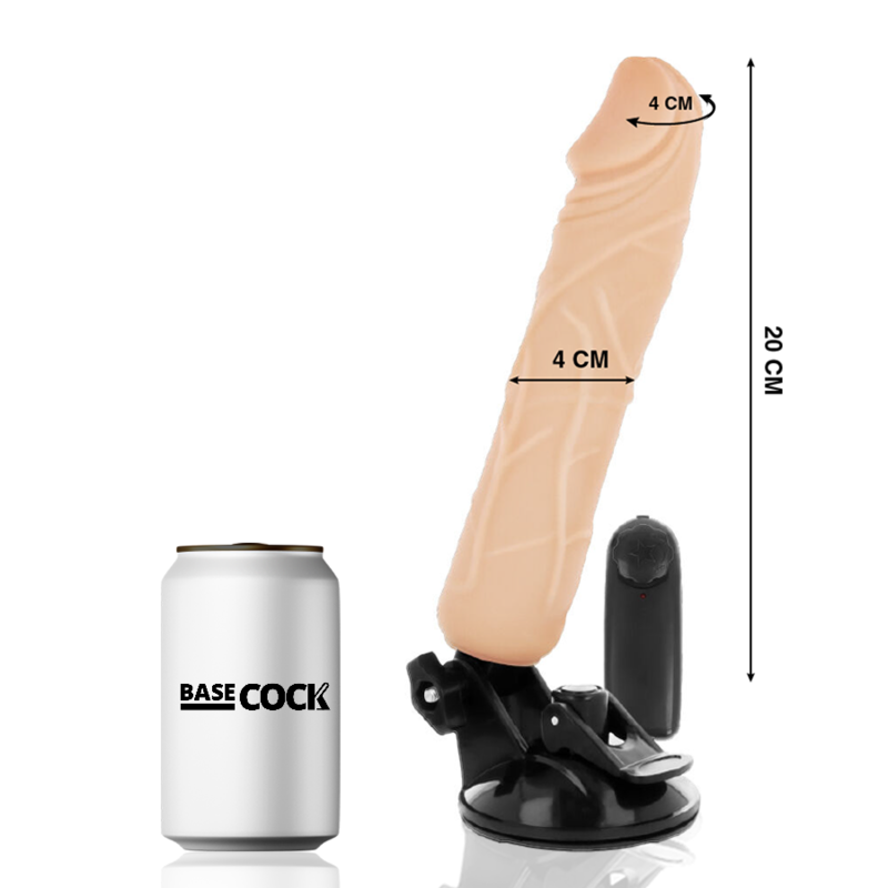 Basecock - Vibratore Telecomando Naturale Realistico 20 Cm Ø 4 Cm - immagine 2