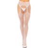 Leg Avenue - Collant a Rete con Cucitura Posteriore