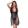 Chilirose - Cr 4462 Babydoll Nero L/Xl