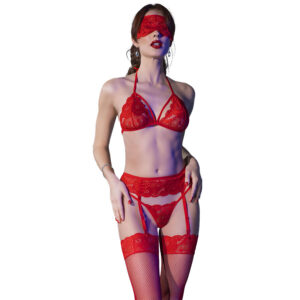 Chilirose - Cr 4467 Set Quattro Pezzi Rosso