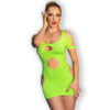 Chilirose - Abito Cr 4671 Verde S/M