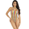 Leg Avenue - Body Incrociato Multicolore